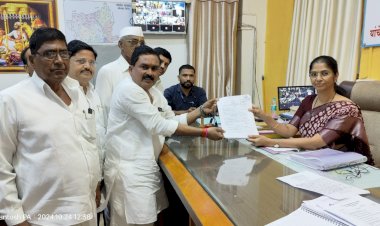 विद्यमान आमदार यशवंत माने यांनी दाखल केला अर्ज....