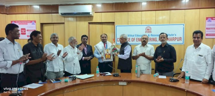 स्वेरीचे प्रा. करण पाटील यांना पीएच. डी. पदवी प्राप्त