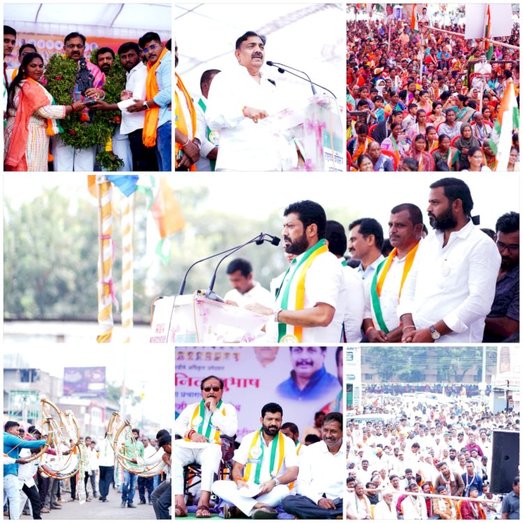 मा.अनिल सावंत यांच्या प्रचारार्थ जयंत पाटील यांच्या सभेसाठी पंढरपूर व  मतदार संघातील लोकांची मोठ्या प्रमाणावर उपस्थिती