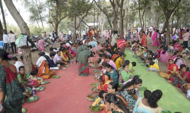 मंदिर समिती मार्फत आयोजित केलेल्या वनभोजनाचा हजारो भाविकांनी घेतला लाभ