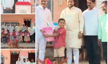 श्री नागनाथ मूकबधिर विद्यालयात प्रजासत्ताक दिन उत्साहात साजरा 