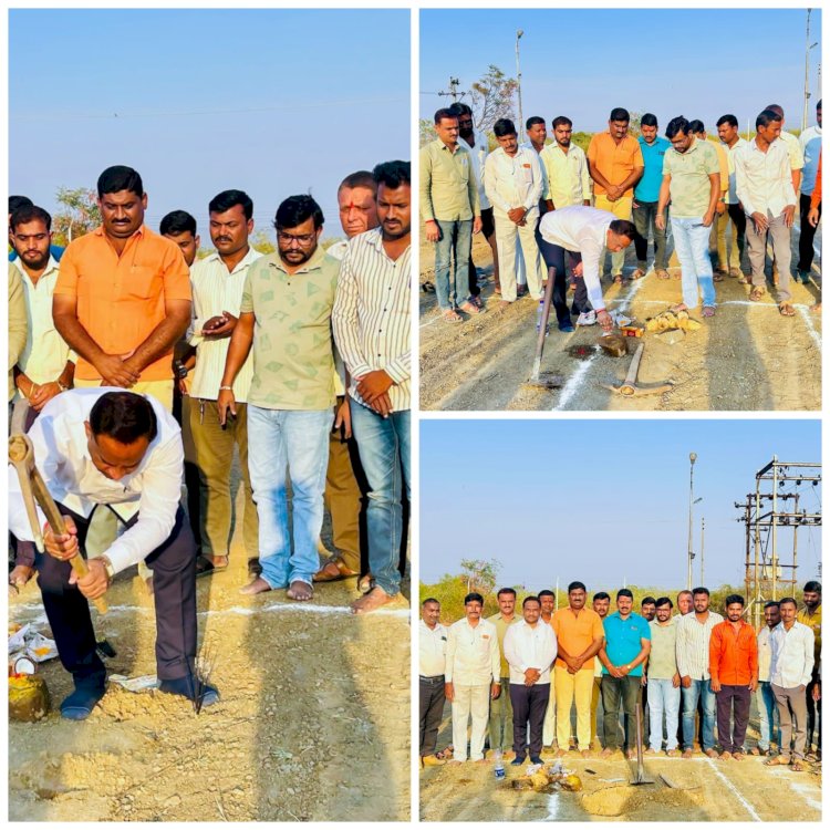 अरण येथे ५ केव्ही ट्रान्सफॉर्मर सबस्टेशनचे उद्घाटन .आमदार अभिजीत पाटील यांच्या प्रयत्नांना यश)*