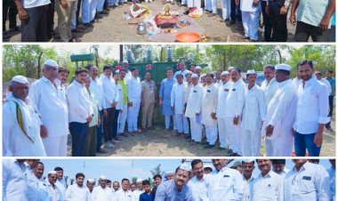 सुस्ते येथे ॲडिशनल ट्रान्सफॅरमरचे आमदार अभिजीत पाटील यांच्या हस्ते भुमिपूजन*