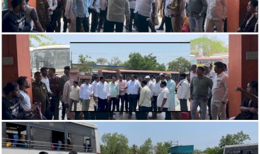 मंगळवेढा बस स्थानकाचे काँक्रिटीकरणाचे काम मे महिन्यापूर्वी पूर्ण करा : आमदार समाधान आवताडे.