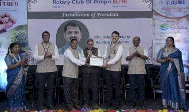 पिंपरी ईलाइट रोटरी क्लबच्या अध्यक्षपदी उद्योजक श्री इरफान आवटे यांची निवड.....