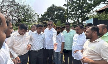 पंढरपुरातील विविध विकास कामाची आ. समाधान आवताडे, माजी आ. प्रशांत परिचारक यांनी केली पाहणी 